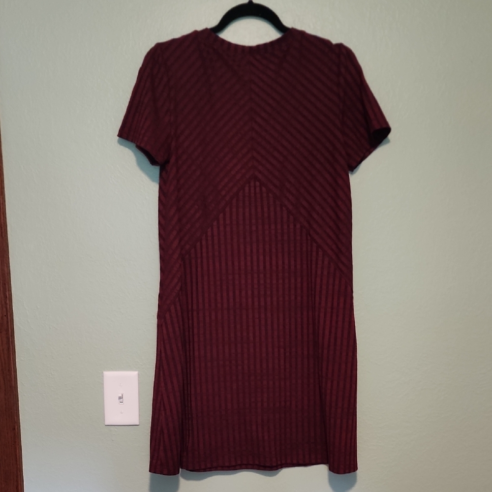 Apt. 9 Maroon Ribbed Mini Dress - Picture 4 of 4